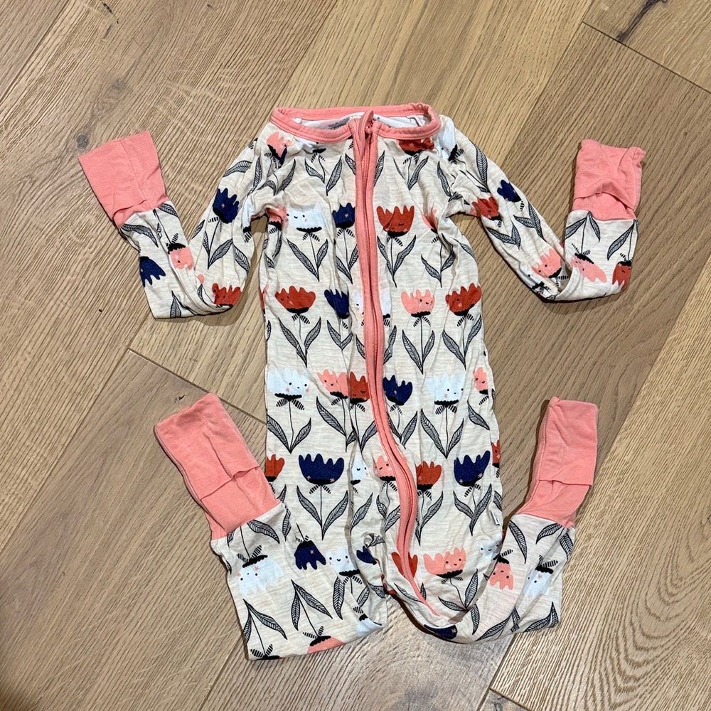 Little Sleepies “Flower Friends" Zippy 12 - 18 months